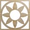 Ekena Millwork Blume Wood Fretwork Pierced Ceiling Medallion, Hickory, 16"OD x 5 1/2"ID x 3/8"T CMWP16X16X0375BLHI - alternate 1